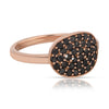 BLACK DIAMOND CUFF RING - Danielle Morgan 