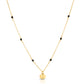 SAPPHIRE AND 18K GOLD PENDANT NECKLACE - Danielle Morgan 