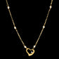 OPAL AND DIAMOND HEART NECKLACE - Danielle Morgan 