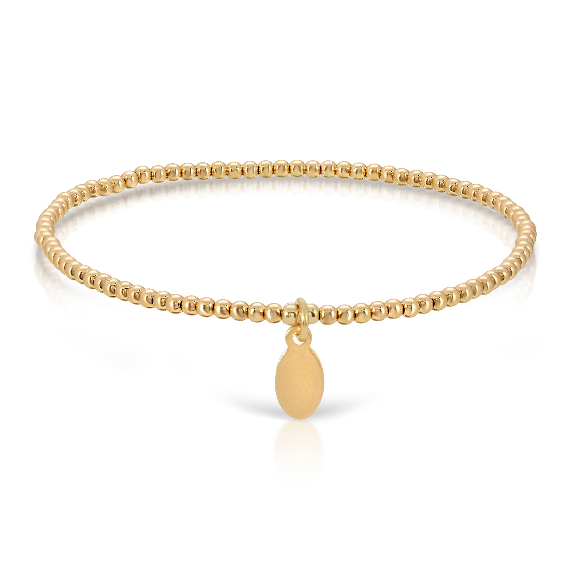 STRETCHY GOLD BRACELET - Danielle Morgan 