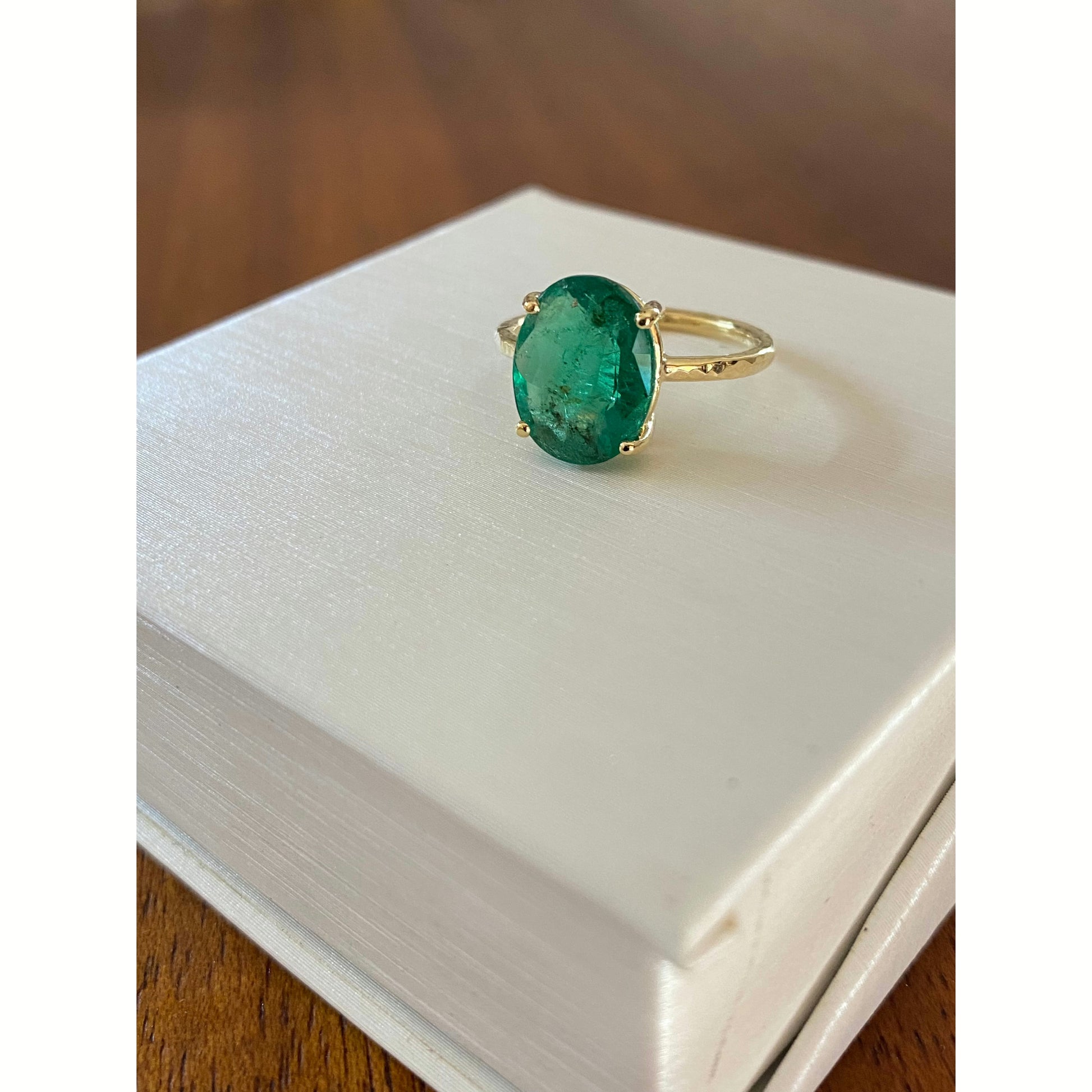 Oval Emerald Ring - Danielle Morgan 