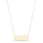 FOUR BAR 14K NECKLACE - Danielle Morgan 
